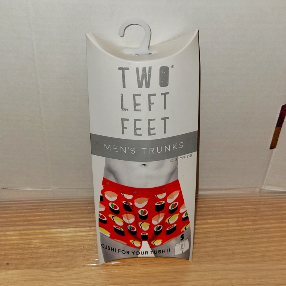 Two Left Feet Mens Trunks Size Small 28-30 Sushi yum yum